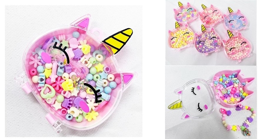 Σετ κουτάκι unicorn με χάντρες