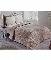 ΚΟΥΒΕΡΤΑ ΑΝΑΓΛΥΦΗ ΒΕΛΟΥΤΕ ΥΠΕΡΔΙΠΛΗ ΡΟΖ 220Χ240CM