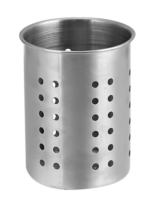 Στραγγιστήρι για Μαχαιροπίρουνα από Ανοξείδωτο Ατσάλι σε Ασημί Χρώμα 12cm