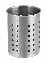 Στραγγιστήρι για Μαχαιροπίρουνα από Ανοξείδωτο Ατσάλι σε Ασημί Χρώμα 12cm