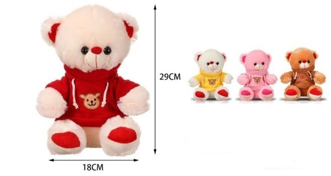 Λούτρινο Αρκουδάκι με μπλουζάκι 