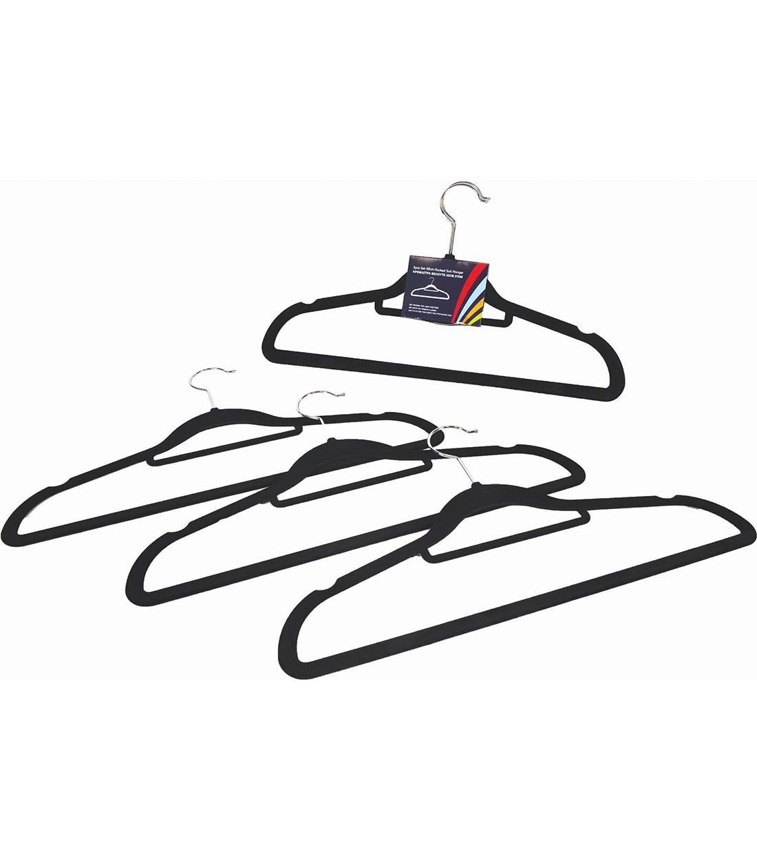 Κρεμάστρες βελουτέ σετ 2τμχ.