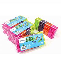 Μανταλάκι πλαστικό ΤΕΧΝΟ 24τμχ.