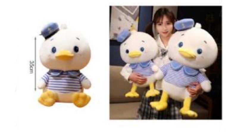 Παπάκι Ναύτης Λούτρινο 35εκ.