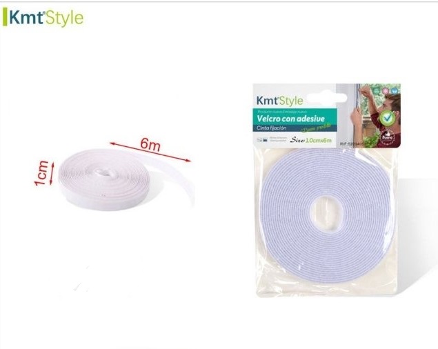 Αυτοκόλλητη Ταινία Βέλκρο άσπρη 