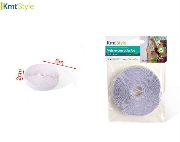 Αυτοκόλλητη Ταινία Βέλκρο άσπρη 