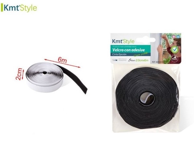 Αυτοκόλλητη Ταινία Βέλκρο μαύρη