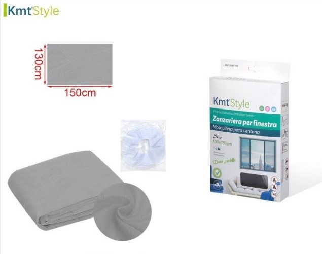 Σίτα Παραθύρου Γκρι 130x150 cm.