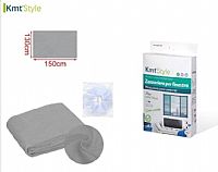 Σίτα Παραθύρου Γκρι 130x150 cm.