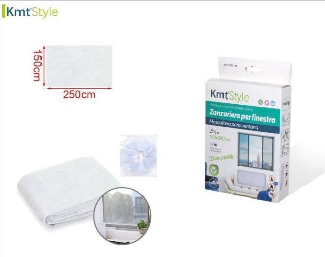 Σίτα Παραθύρου άσπρη  150x250 cm.