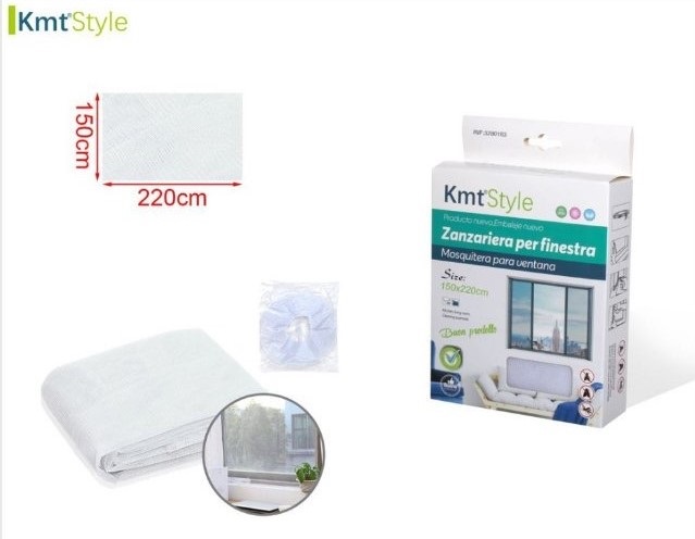 Σίτα Παραθύρου ʼσπρη  150x220 cm.