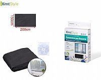 Σίτα Παραθύρου Μαύρη  150x200 cm.