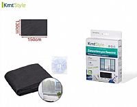 Σίτα Παραθύρου Μαύρη  130x150 cm.