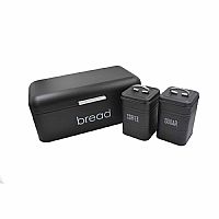 Αρτοθήκη μεταλλική BREAD + 2 ΔΟΧΕΙΑ