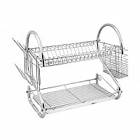 Πιατοθήκη 2όροφη ΙΝΟΞ ΝΟΒΑ 53x23x33