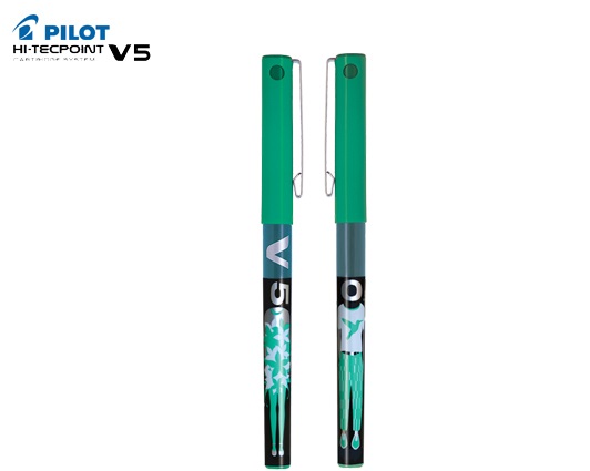 PILOT ΣΤΥΛΟ ΥΓΡΗΣ ΜΕΛΑΝΗΣ HI-TECPOINT V5 0.5mm COLLECTOR ΠΡΑΣΙΝΟ