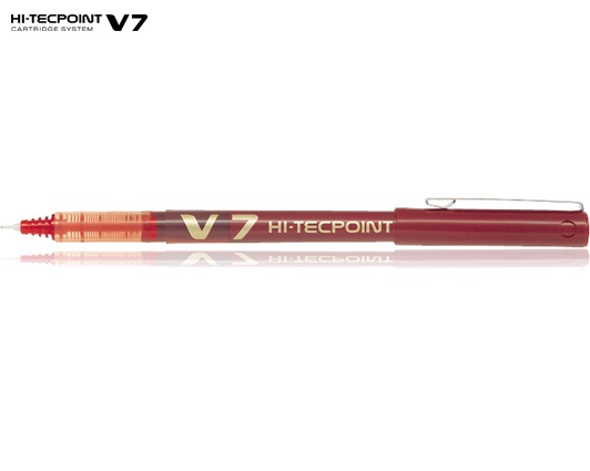 PILOT ΣΤΥΛΟ ΥΓΡΗΣ ΜΕΛΑΝΗΣ HI-TECPOINT V7 0.7mm ΚΟΚΚΙΝΟ
