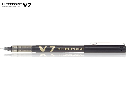 PILOT ΣΤΥΛΟ ΥΓΡΗΣ ΜΕΛΑΝΗΣ HI-TECPOINT V7 0.7mm ΜΑΥΡΟ