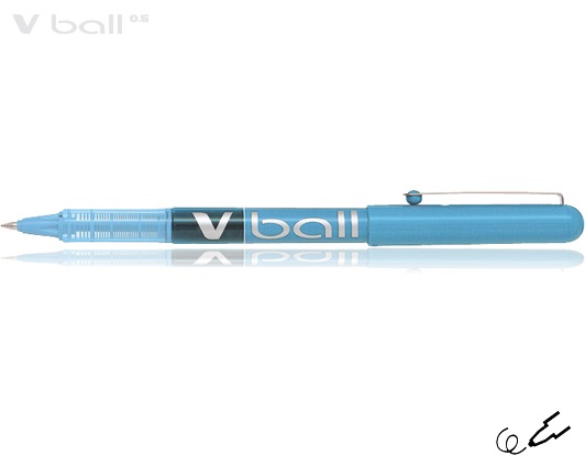 PILOT ΣΤΥΛΟ ΥΓΡΗΣ ΜΕΛΑΝΗΣ V-BALL 0.5mm ΣΙΕΛ