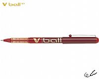 PILOT ΣΤΥΛΟ ΥΓΡΗΣ ΜΕΛΑΝΗΣ V-BALL 0.7mm ΚΟΚΚΙΝΟ