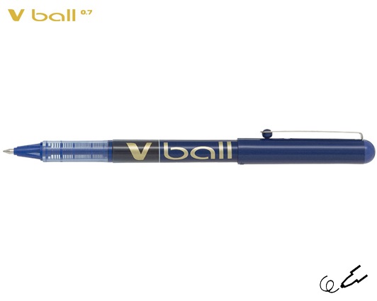 PILOT ΣΤΥΛΟ ΥΓΡΗΣ ΜΕΛΑΝΗΣ V-BALL 0.7mm ΜΠΛΕ