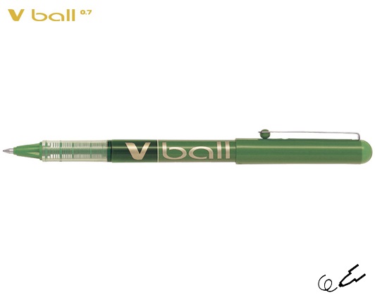 PILOT ΣΤΥΛΟ ΥΓΡΗΣ ΜΕΛΑΝΗΣ V-BALL 0.7mm ΠΡΑΣΙΝΟ