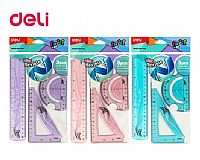 DELI ΓΕΩΜΕΤΡΙΑΣ ΣΕΤ ΕΥΚΑΜΠΤΟ 20cm BLISTER 3Τ TWISTME ΑΣΣΟΡΤΙ