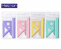 METRON ΓΕΩΜΕΤΡΙΑΣ ΣΕΤ 20CM ΘΗΚΗ ΠΛΑΣΤΙΚΗ