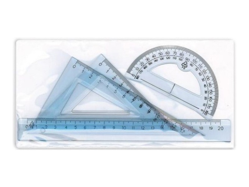 ΓΕΩΜΕΤΡΙΚΑ ΣΕΤ ILCA 70000 ΜΙΚΡΑ 20cm 4τεμ 705SS