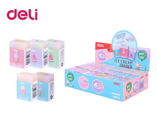 DELI ΓΟΜΑ ΠΑΓΩΤΟ 37.5x25x17mm ΑΣΣΟΡΤΙ