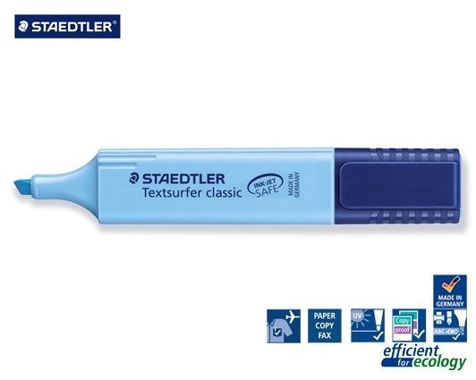 STAEDTLER ΜΑΡΚΑΔΟΡΟΣ ΥΠΟΓΡΑΜΜΙΣΗΣ Νο3 ΜΠΛΕ