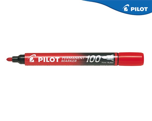 PILOT ΜΑΡΚΑΔΟΡΟΣ ΑΝΕΞΙΤΗΛΟΣ FINE SCA-100 ΚΟΚΚΙΝΟ