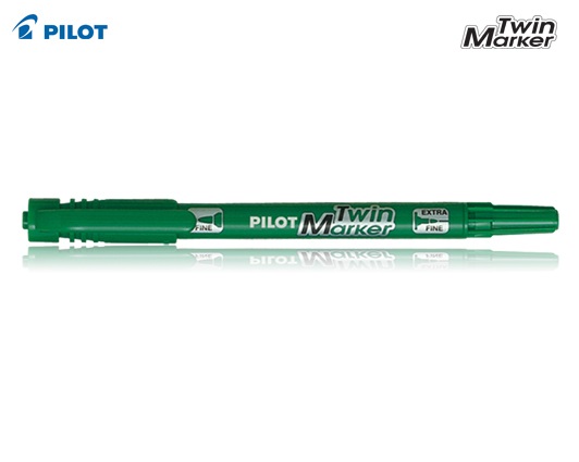 PILOT ΜΑΡΚΑΔΟΡΟΣ ΑΝΕΞΙΤΗΛΟΣ TWIN MARKER BEGREEN ΠΡΑΣΙΝΟΣ