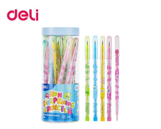 DELI ΜΟΛΥΒΙ ΜΕ ΑΠΟΣΠΩΜΕΝΕΣ ΜΥΤΕΣ 2B ΠΛΑΣΤΙΚΗ Φ 6.5x16.3cm