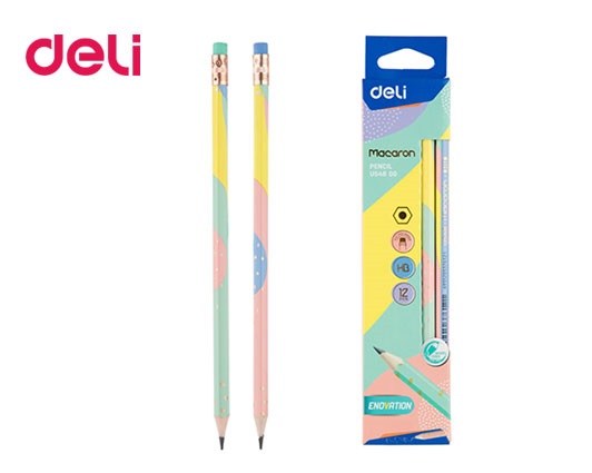DELI ΜΟΛΥΒΙ ΜΕ ΓΟΜΑ HB WOOD-FREE MACARON 