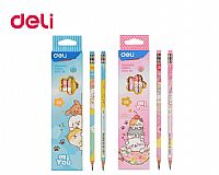 DELI ΜΟΛΥΒΙ 6/ΓΩΝΟ ΜΕ ΓΟΜΑ 2B BLISTER MIYOU ΑΣΣΟΡΤΙ 12Τ