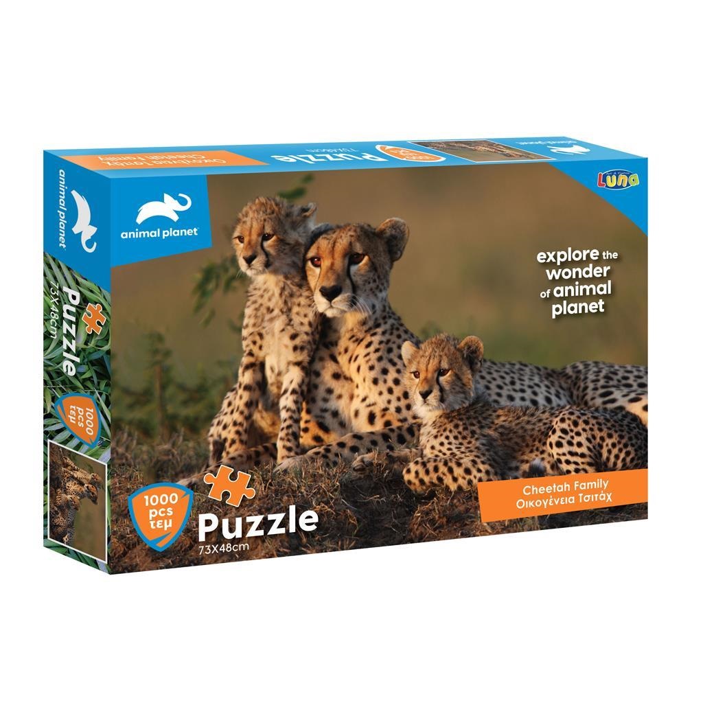 PUZZLE 1000TEM 73Χ48ΕΚ ANIMAL PLANET ΟΙΚΟΓΕΝΕΙΑ ΤΣΙΤΑΧ