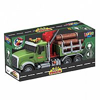 ΟΧΗΜΑ 1:12 ΜΕΤΑΦΟΡΑΣ ΞΥΛΕΙΑΣ ΜΕ ΓΕΡΑΝΟ ΜΕ ΗΧΟ ΚΑΙ ΦΩΣ 41,5Χ14Χ21CM LUNA