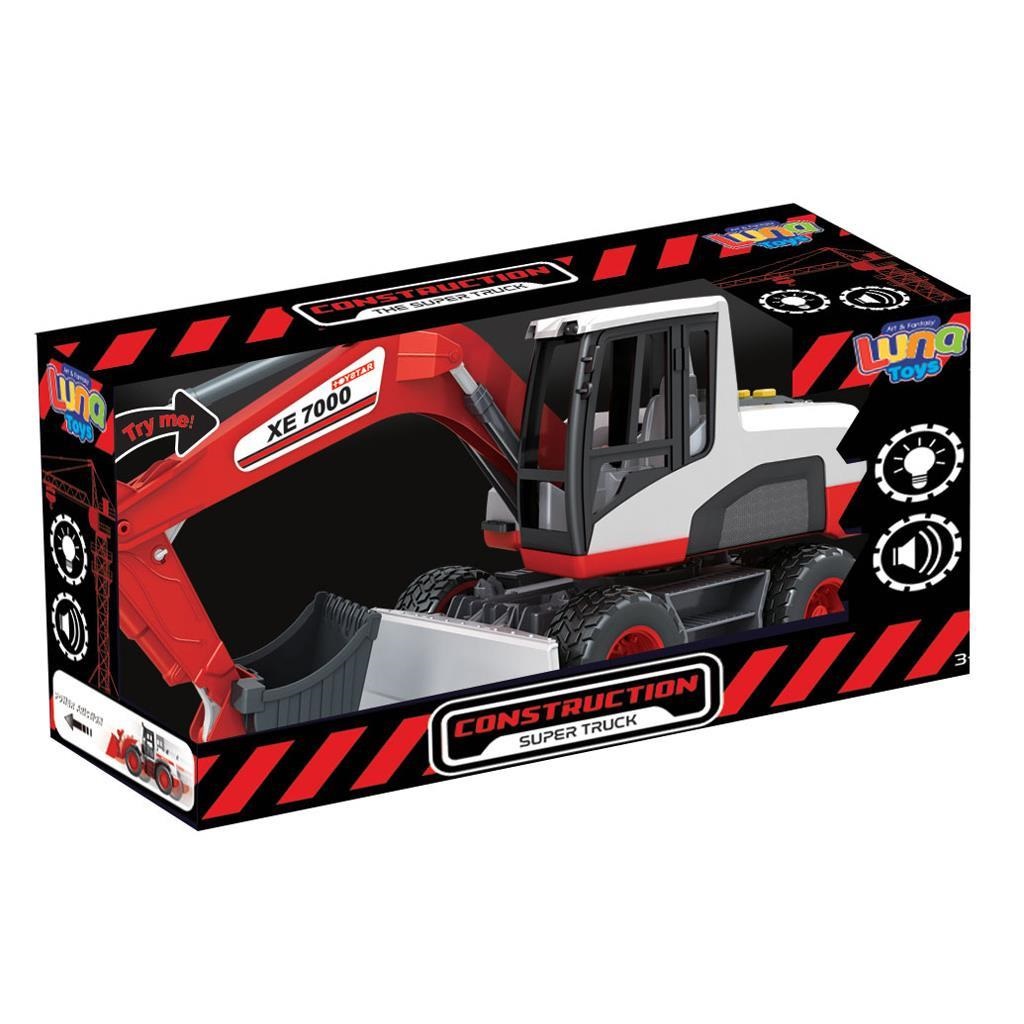 ΟΧΗΜΑ 1:12 ΕΚΣΚΑΦΕΑΣ ΜΕ ΗΧΟ ΚΑΙ ΦΩΣ 35,8Χ14,5Χ23,2CM LUNA