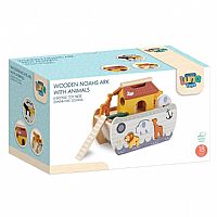 ΚΙΒΩΤΟΣ ΤΟΥ ΝΩΕ ΞΥΛΙΝΗ ΜΕ ΖΩΑΚΙΑ28,7x2,2x22,3 εκ.  LUNA