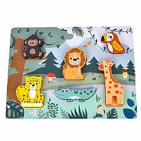 ΠΑΖΛ ΞΥΛΙΝΟ ΖΩΑΚΙΑ 30Χ1,7Χ22,5ΕΚ LUNA