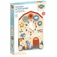 ΠΙΝΑΚΑΣ ΔΡΑΣΤΗΡΙΟΤΗΤΩΝ ΞΥΛΙΝΟΣ 30Χ22,5ΕΚ LUNA