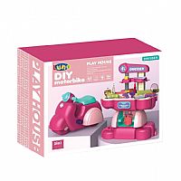 ΒΑΛΙΤΣΑΚΙ ΜΗΧΑΝΗ  ΣΕΤ ΟΜΟΡΦΙΑΣ  40X32X14ΕΚ ΡΟΖ LUNA