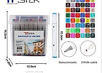 ΣΕΤ ΜΑΡΚΑΔΟΡΟΙ 48ΧΡΩΜΑΤΑ DOUBLE TIP