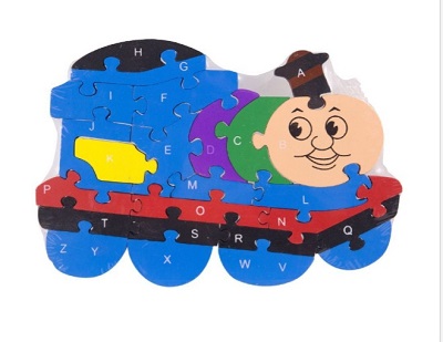 ΞΥΛΙΝΟ ΠΑΖΛ ΤΡΕΝΑΚΙ ΓΡΑΜΜΑΤΑ