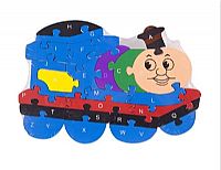 ΞΥΛΙΝΟ ΠΑΖΛ ΤΡΕΝΑΚΙ ΓΡΑΜΜΑΤΑ