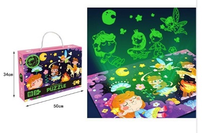 Puzzle fairies  - Glow in the Dark 50x34cm. 96 pcs.