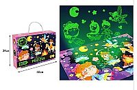 Puzzle fairies  - Glow in the Dark 50x34cm. 96 pcs.