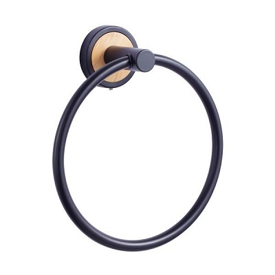 Κρίκος μπάνιου για πετσέτα “Black”