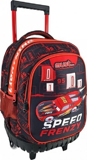  Disney Cars Speed Frenzy Σχολική Τσάντα Τρόλεϊ Δημοτικού